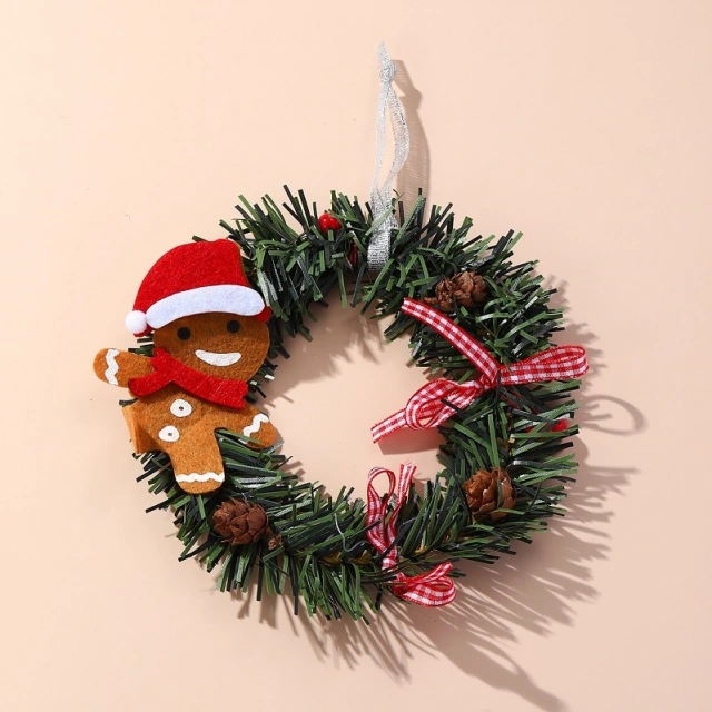 Gingerman Christmas Decoration & Hanging Wreath Design