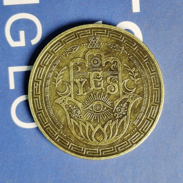 Yes or No Decision Coin,Hamsa Coin