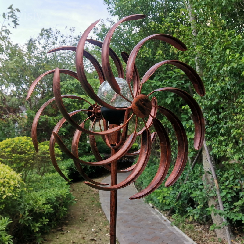 Solar Color Changing Wind Spinner