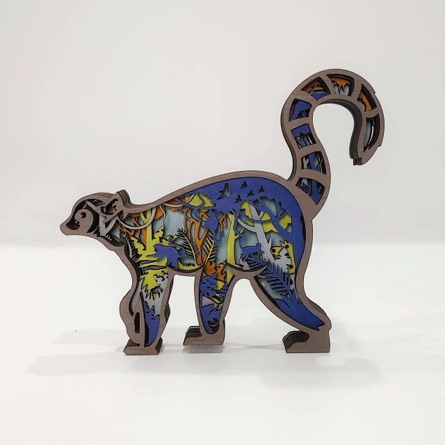 New Arrivals✨-Lemur Wooden Carving Gift