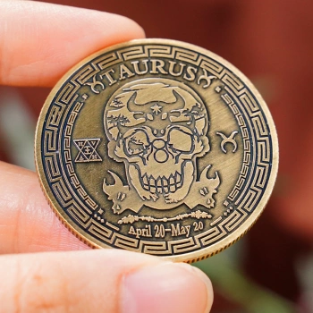 Taurus Zodiac Coin | Keychain
