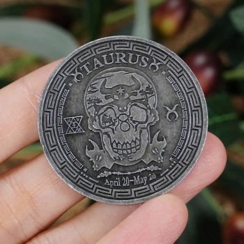 Taurus Zodiac Coin | Keychain