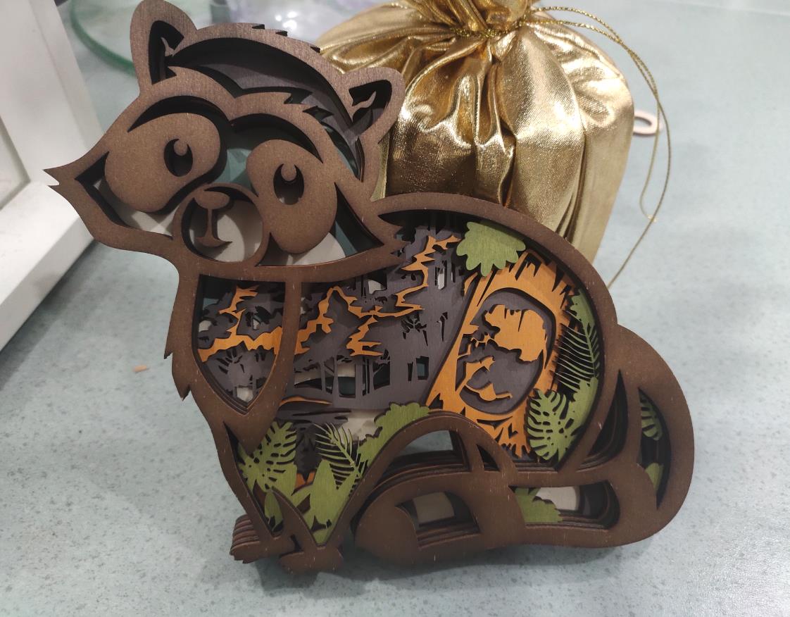 New Arrivals✨-Raccoon Carving Handcraft Gift