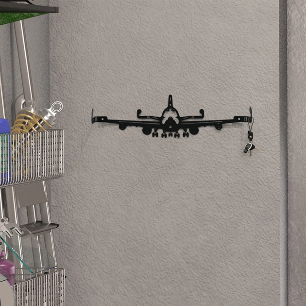 Garden Decor Art - Metal Aircraft Silhouettes Wall Ornaments, Festival Decorations