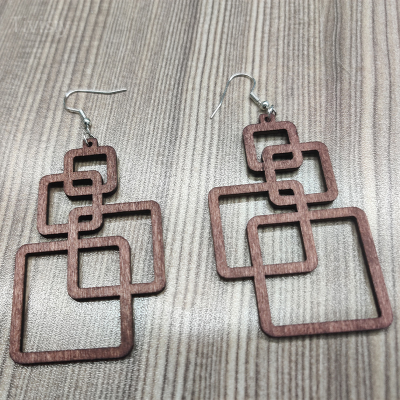 Casual Daily Cute Square  Earring