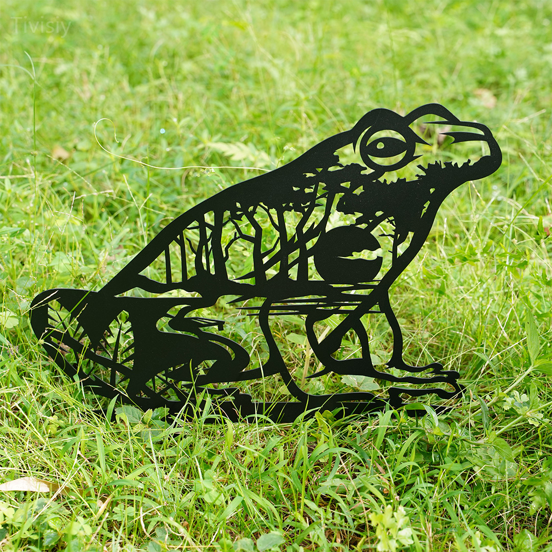Metal Frog - Garden Decor Art