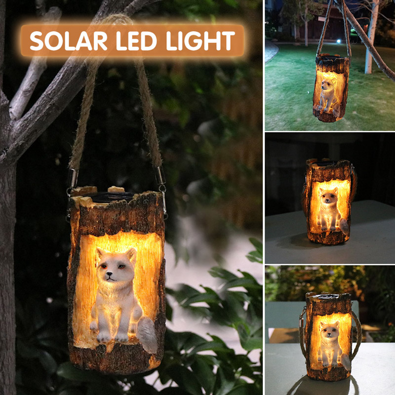 Fox Figurine Gift Solar Lamp