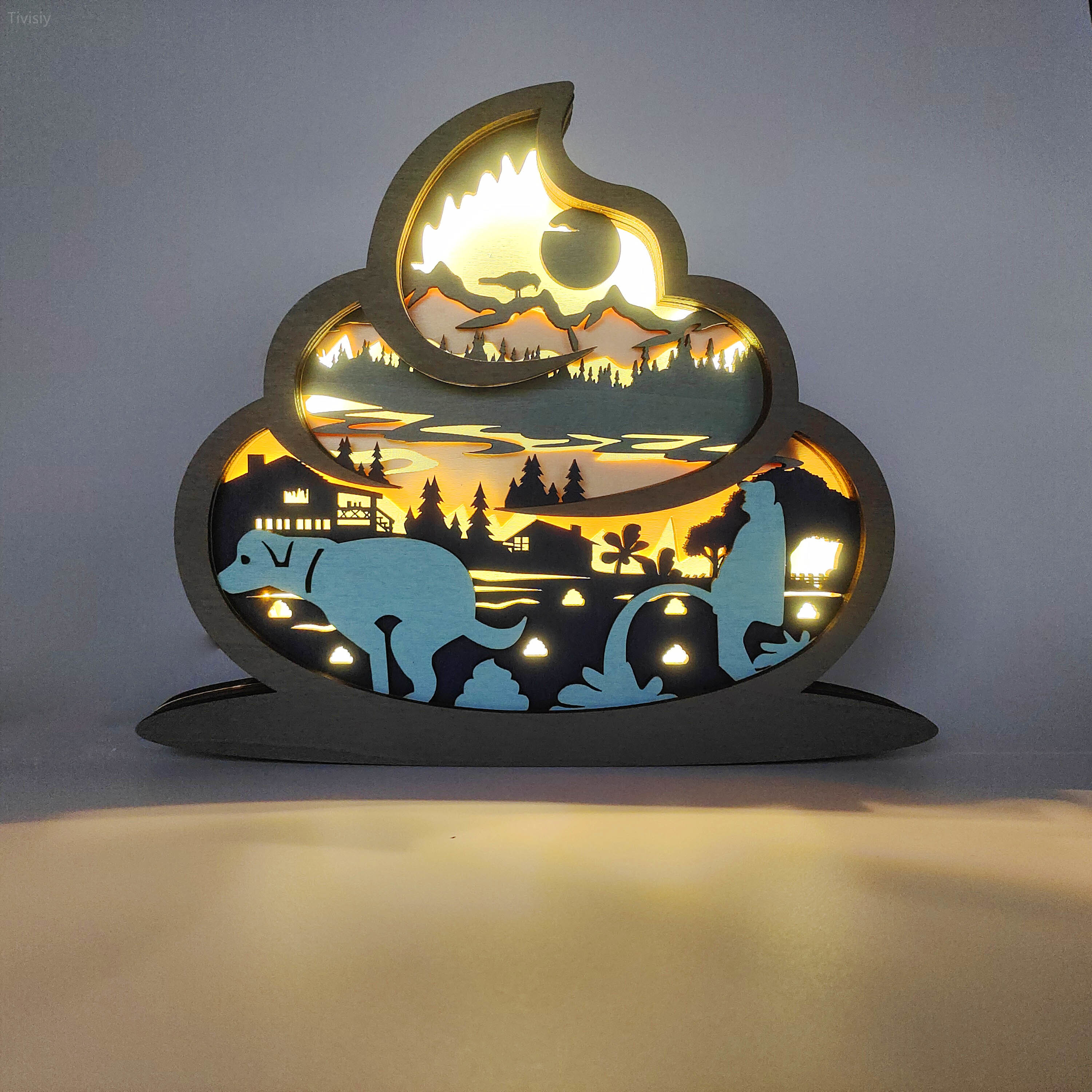 Poop Night Light, Creative Gift, Gag Gift, Funny Decoration