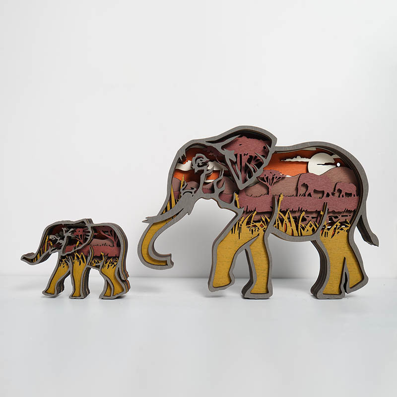 New Arrivals✨-Elephant Carving Handcraft Gift