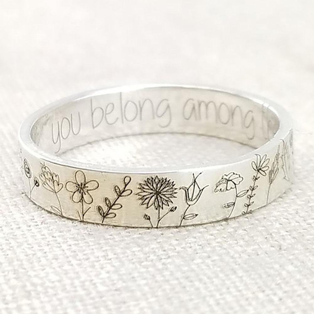 'Among the Wildflowers' Ring