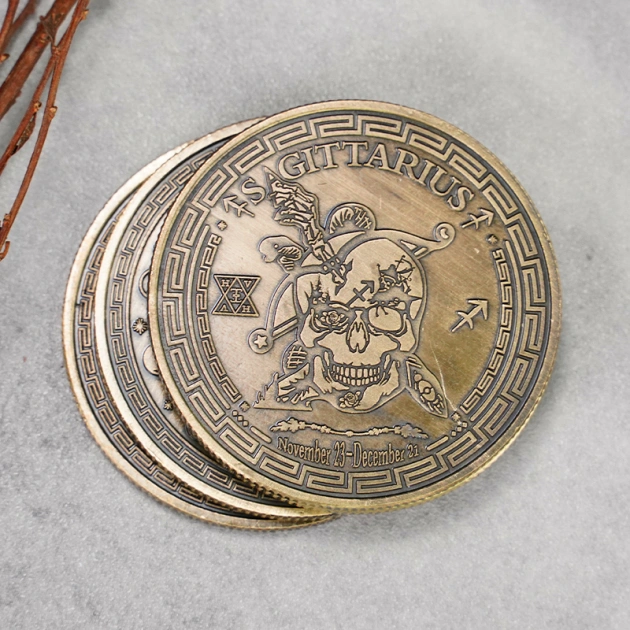 Sagittarius Zodiac Coin | Keychain