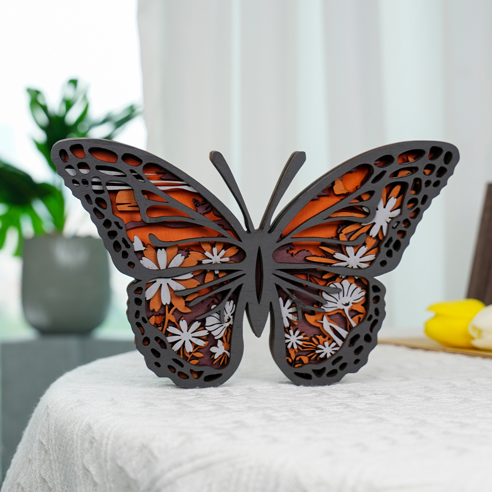 Toyvian 36pcs Unfinished Butterflies Craft Butterfly