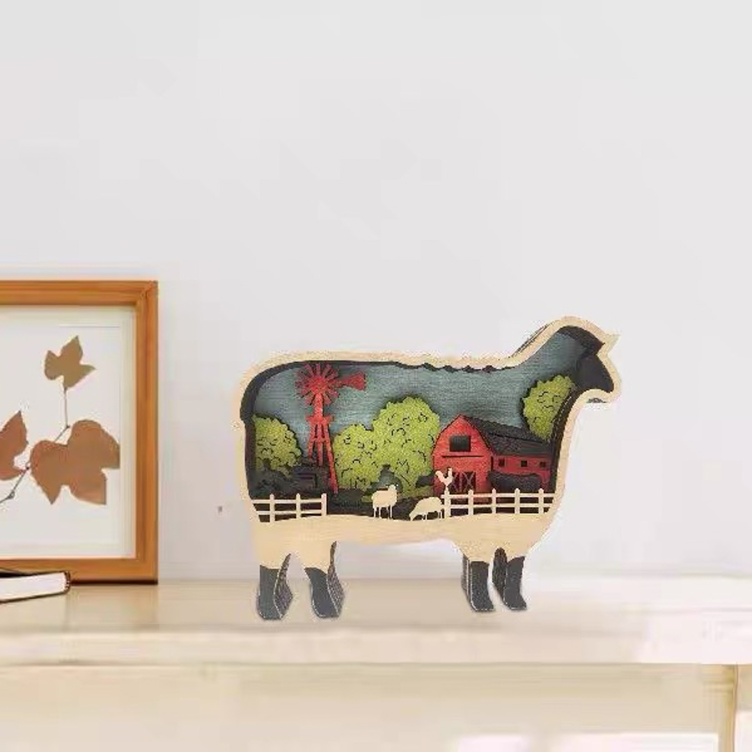 Summer Sale - Animal Farm Carving Handcraft Gift