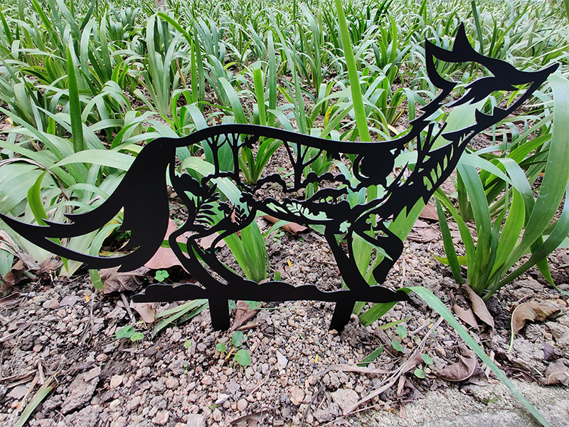 Metal Fox - Garden Decor Art