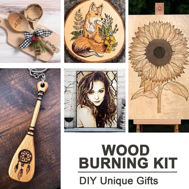 💀Halloween Early Promotion 49% OFF-Wood Burning 62 pcs Kit