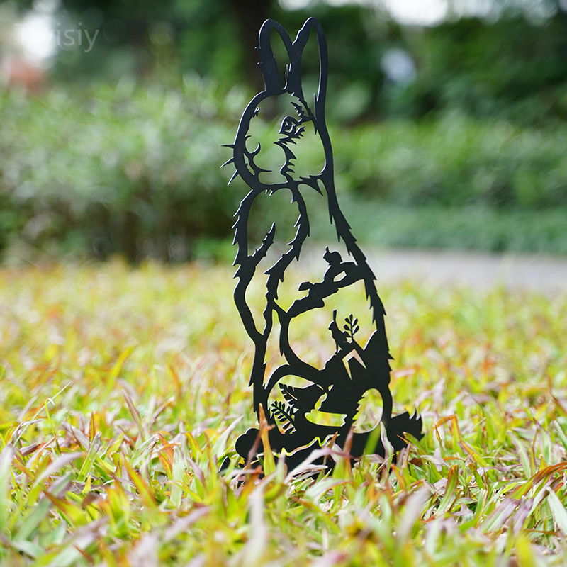 Metal Rabbit - Garden Decor Art