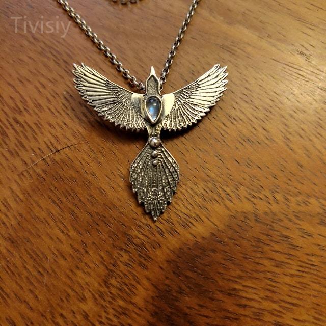 Flying Bird Pendant Necklaces