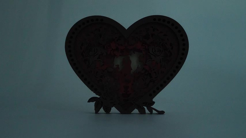 Heart-Shaped Wooden Carving Unique Gifts for Girlfriend Wife Wedding Engagement Romantic Decor