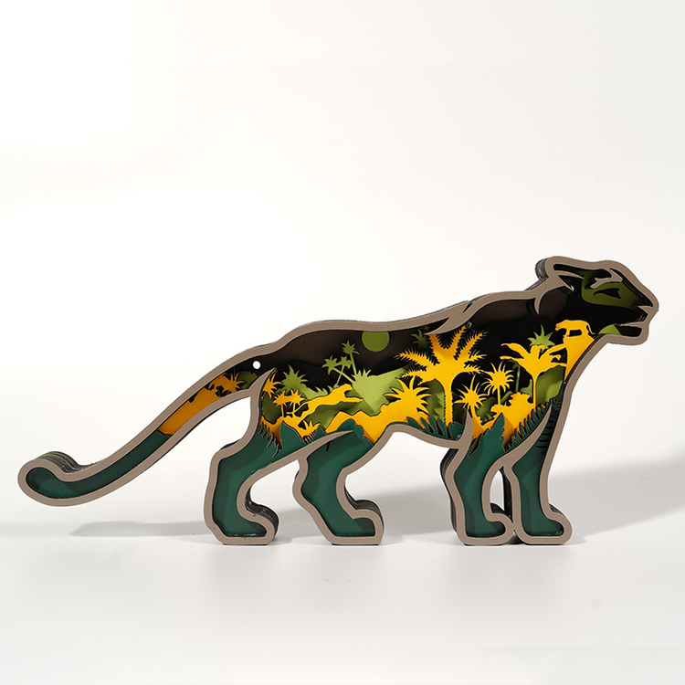 Summer Sale - Panthera onca Carving Handcraft Gift
