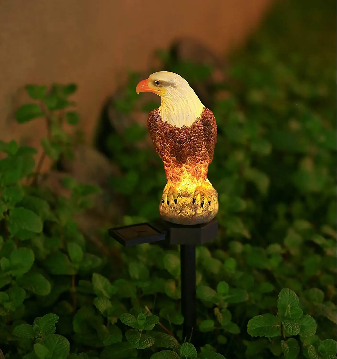 Garden Solar Resin Eagle LED Light