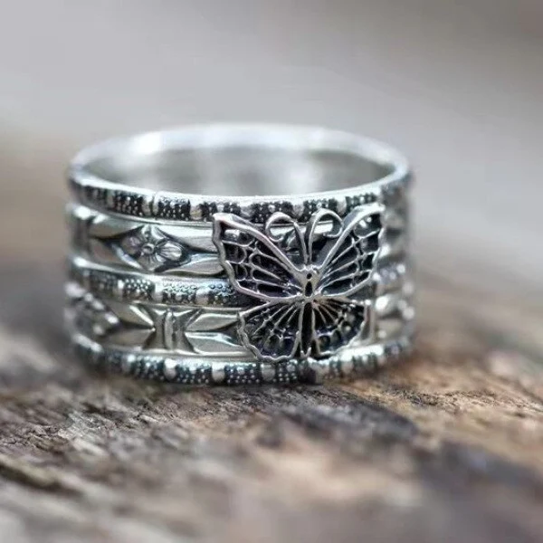 🦋Silver butterfly ring