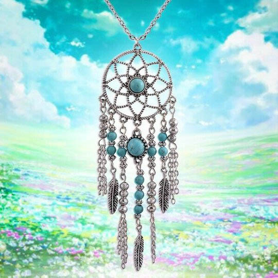 "Sedona Sky" Tassel Pendant Necklaces