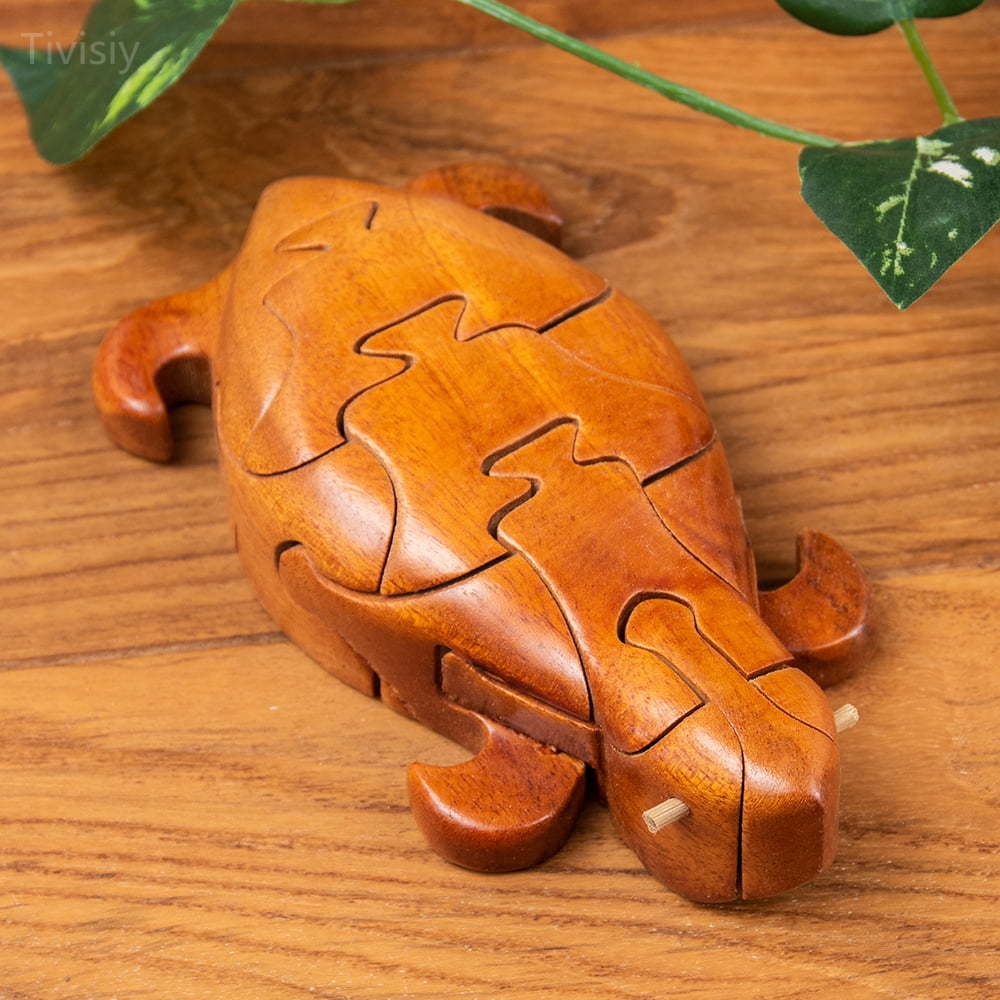 Turtle Handmade 3D Wooden Puzzle
